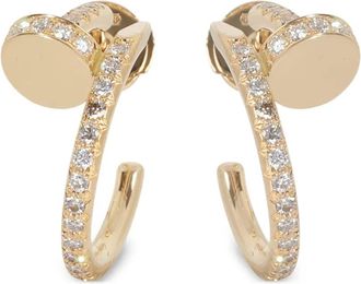 Cartier 18kt geelgouden oorbellen met diamant