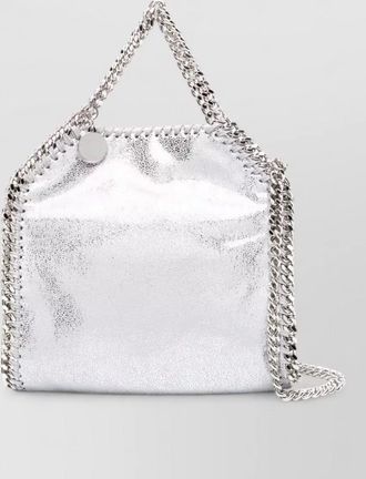 Stella McCartney tiny chain handle eco tote bag