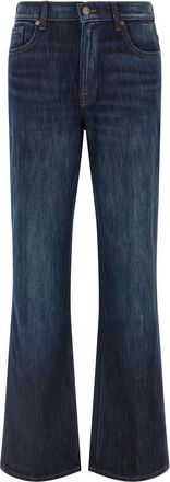 7 For All Mankind Dark Blue High Rise Jeans