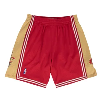 Mitchell & Ness x NBA Cleveland Cavaliers Road 2003-04 Swingman Shorts Red Gold SMSHGS18226-CCADKRD03