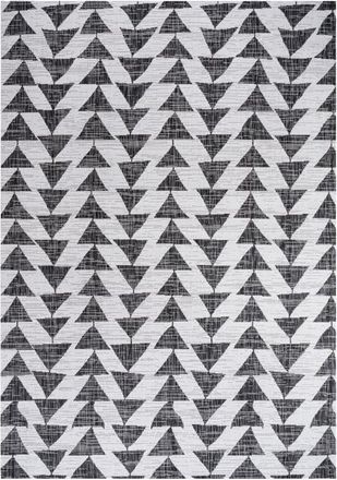 Jonathan Y Designs Andratx Modern Geometric Indoor/Outdoor Area Rug in Ivory/black at Nordstrom, Size 4Ft 0In X 6Ft 0In