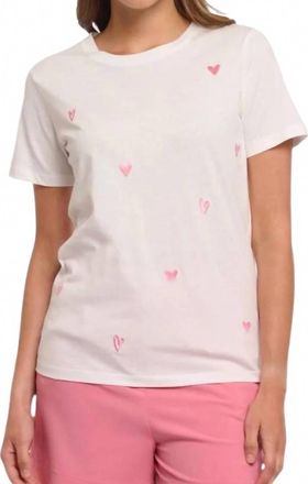 Rino&Pelle Drea T-Shirt In Snow White Cotton Candy