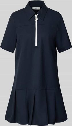 Marc O'Polo Denim Marc OPolo Denim Körpernahes Polokleid mit Viskose-Anteil in Marine, Größe XL