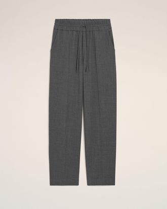 Ami Ami Paris - Grey elasticated-waist wool trousers Grey - Size: XXL - Unisex