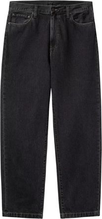 Carhartt Work in Progress Aaron Pant - Heren - Loose Fit Jeans - Zwart - W31 - Katoen - Jeans