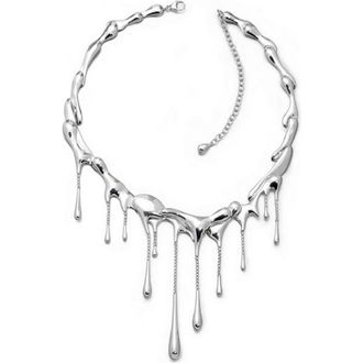 Lucy Quartermaine Multi Drop Necklace in Sterling Silver at Nordstrom, Size 20