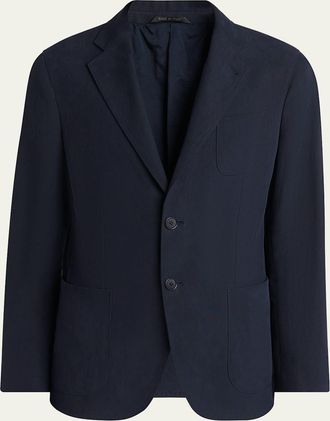 Giorgio Armani Mens Upton Linen Jacket