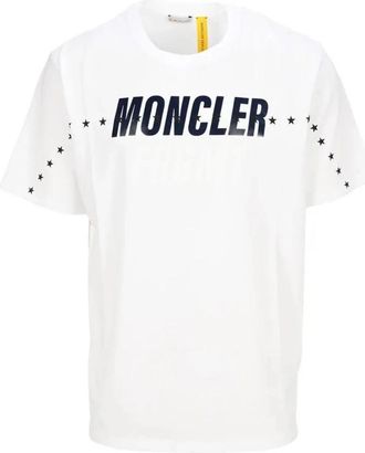 Moncler Maglia T-Shirt - Heren - T-shirts - Wit - L - Tops