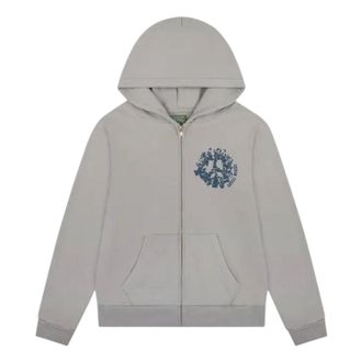 Denim Tears Denim University Zip Hoodie Grey SS25TZH10391881