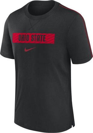 Nike Ohio State Buckeyes Sideline Player Nike Mens Dri-FIT College T-Shirt in Black | 02FF053YOH-SXN