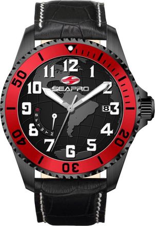 Seapro Voyager Black Dial Mens Watch SP2745