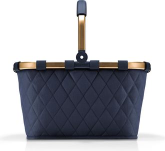 Reisenthel Einkaufskorb REISENTHEL Carrybag, Damen, blau (blau mat), Polyester, Einkaufsk&ouml;rbe Einkaufskorb, Aus recyceltem Material