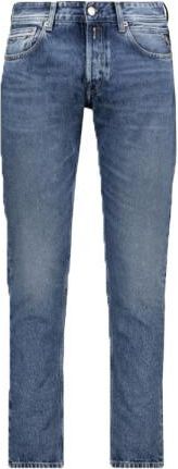 Replay Grover Rechte Jeans, Blauw