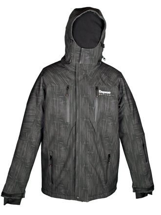 Deproc Softshelljacke DEPROC ACTIVE CHICOPEE MEN, Herren, Gr. XXL (56), schwarz, 96% Polyester; 4% Elasthan, mit Daumenl&ouml;chern,mit Schneefang,mit verstellbar
