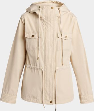 Moncler Serin Hooded Cotton-Blend Parka