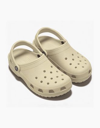 Crocs Womens Crocs CLASSIC Unisex Adults Clogs Yellow Light - White - Size: UK m9w10