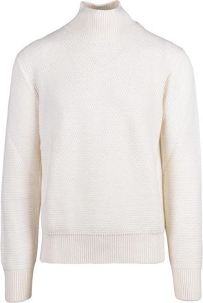 KANGRA Maglione Lupetto - Heren - Coltruien - Beige - L - Wol - Truien & Vesten