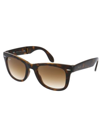 Ray-Ban Mens Sunglasses Folding Wayfarer Light Havana Injected