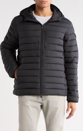 Save The Duck Marco Hooded Matte Puffer Jacket in Black at Nordstrom Rack, Size Xxx-Large