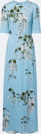 Monique Lhuillier Floral maxi dress