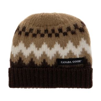 Canada Goose Berretto Fair Isle - - Accessories - unisex - Marrone - ONE SIZE