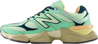 New Balance 9060 Mens Sneakers, Green/Sweetgrass/Deep Ocean/Silver Metallic, 10