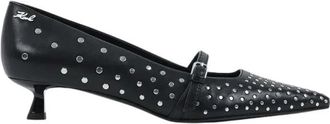 Karl Lagerfeld Pasha Pumps - Dames - Pumps - Zwart - 38 EU - Leer - Schoenen
