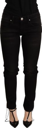 Acht Womens Skinny Jeans - Black Cotton - Size 26 (Waist)
