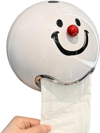 OEM Soporte Para Papel Higi&eacute;nico Con Dise&ntilde;o De Bola M&aacute;gica Creativa, Caja De Pa&ntilde;uelos De Pared Para Ba&ntilde;o, Cocina, Sala De Estar, 17,2 X 17,2 Cm
