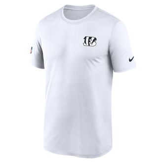 Nike Cincinnati Bengals Alt Legend Small Logo Nike Mens Dri-FIT NFL T-Shirt in White | 02TI10A9A-UE8