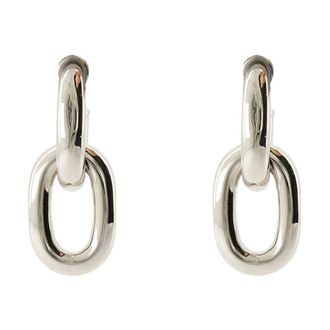 Paco Rabanne Link XL Oorbellen - Dames - Oorbellen - Grijs - ONE Size - Accessoires