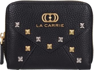 La Carrie Frivolous Kleine Portemonnee - Dames - Portefeuilles - Zwart - ONE Size - Leer - Accessoires