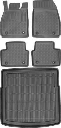 OEM Juego De Alfombrillas Para Coche Y Maletero Para Opel Insignia A Kombi (2009-2017)