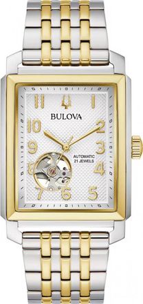 Bulova 98A308 Mens Sutton Watch - Silver - One Size