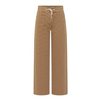 BA&SH Ba&Sh, Wide Trousers, female, Brown, Size: L Fima Wide-leg Pants