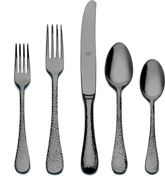 Mepra Epoque Flatware Set - 5 Pieces in Black Gold at Nordstrom