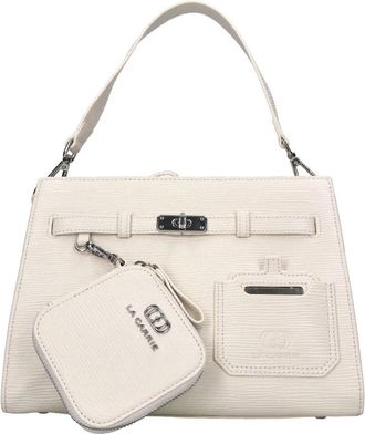 La Carrie Pocket Bag - Dames - Handtassen - Beige - ONE Size - Leer - Tassen