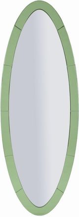 Mauro Ferretti Espejo De Pared Oslo Verde Cm 55x2x150 (medida Del Espejo Cm 42,5x137,5)