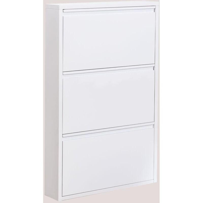 Meuble à Chaussures étroit Pour Entrée Armoire à Chaussures Avec 3