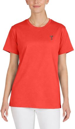 Dalix Womens Coffee Martini Jersey Relaxed Tee in Poppy Red at Nordstrom, Size Xx-Large