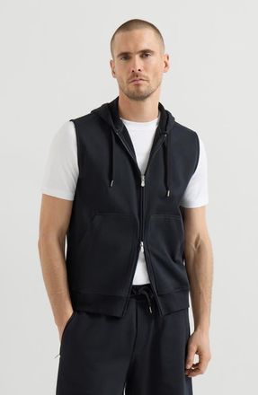 Brunello Cucinelli Sleeveless sweatshirt in Black at Nordstrom, Size Xxx-Large Eu