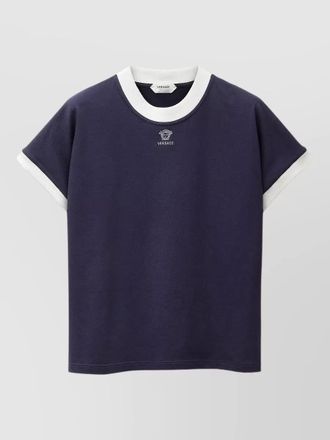 Versace slim fit t shirt stretch cotton jersey