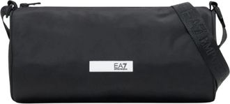 Emporio Armani Schoudertas van technische stof - Heren - Schoudertassen - Zwart - ONE Size - Polyester - Tassen