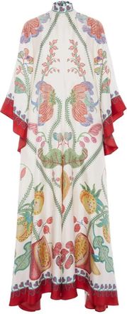 La DoubleJ Grenadilla Zijden Jurk - Dames - Maxi kleedjes - Wit - 2XS - Kleedjes
