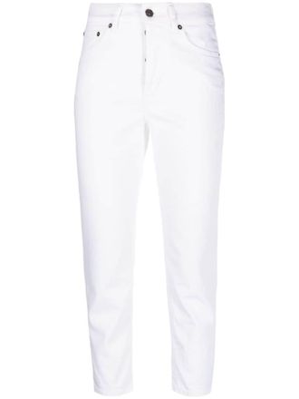 Dondup cropped denim jeans - White