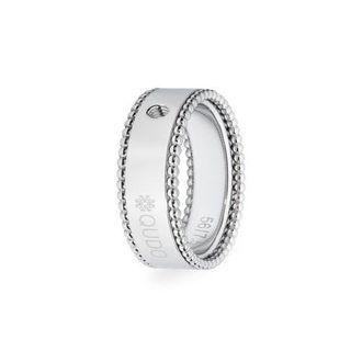 Qudo Basic Ring Punto in Silver at Nordstrom, Size 8.5
