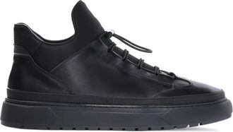 Kazar Zwarte sneakers voor mannen - Heren - Sneakers - Zwart - 41 EU - Leer - Schoenen