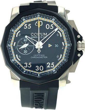 Corum AdmiralS Cup Seafender 44 Chrono-Centro Chronograph Automatic Black Dial Mens Watch A960/00993