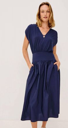 Rails Darla Knit Midi Dress In Navy