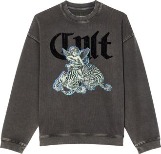 Cult of Individuality NOVELTY FLEECE CREW SWEATSHIRT
